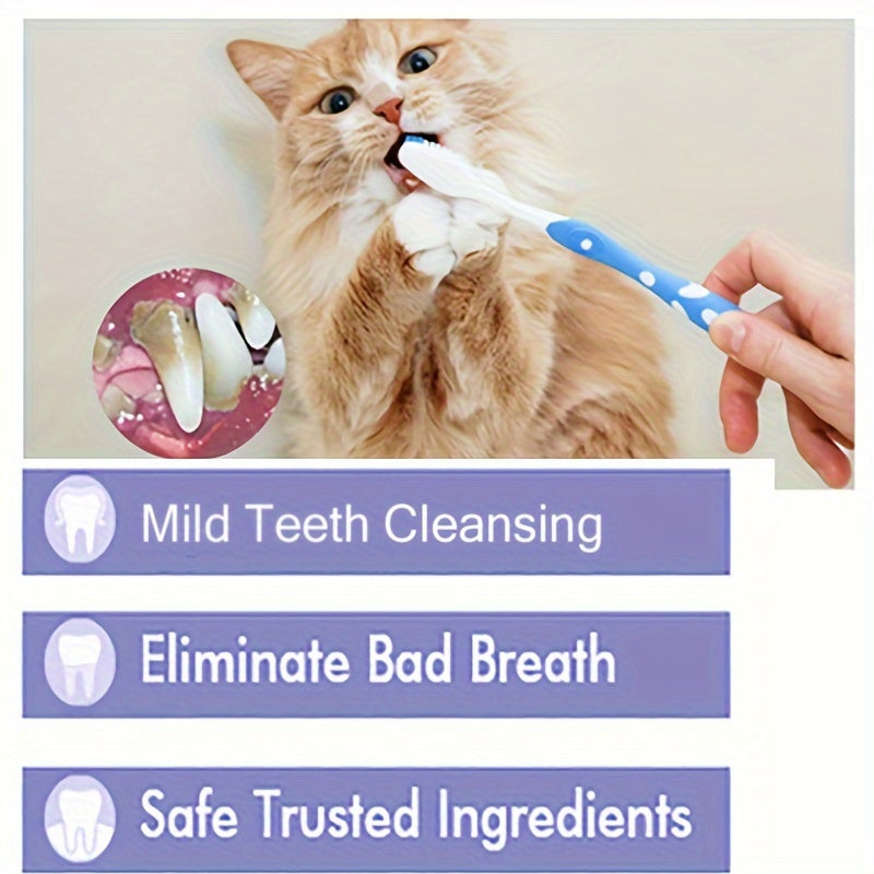 Pet Dog Toothpaste For Dog Cleaning Mouth Odor Tartar Tooth Stain Gum Care Toothpaste, Pet Dental Hygiene Kit