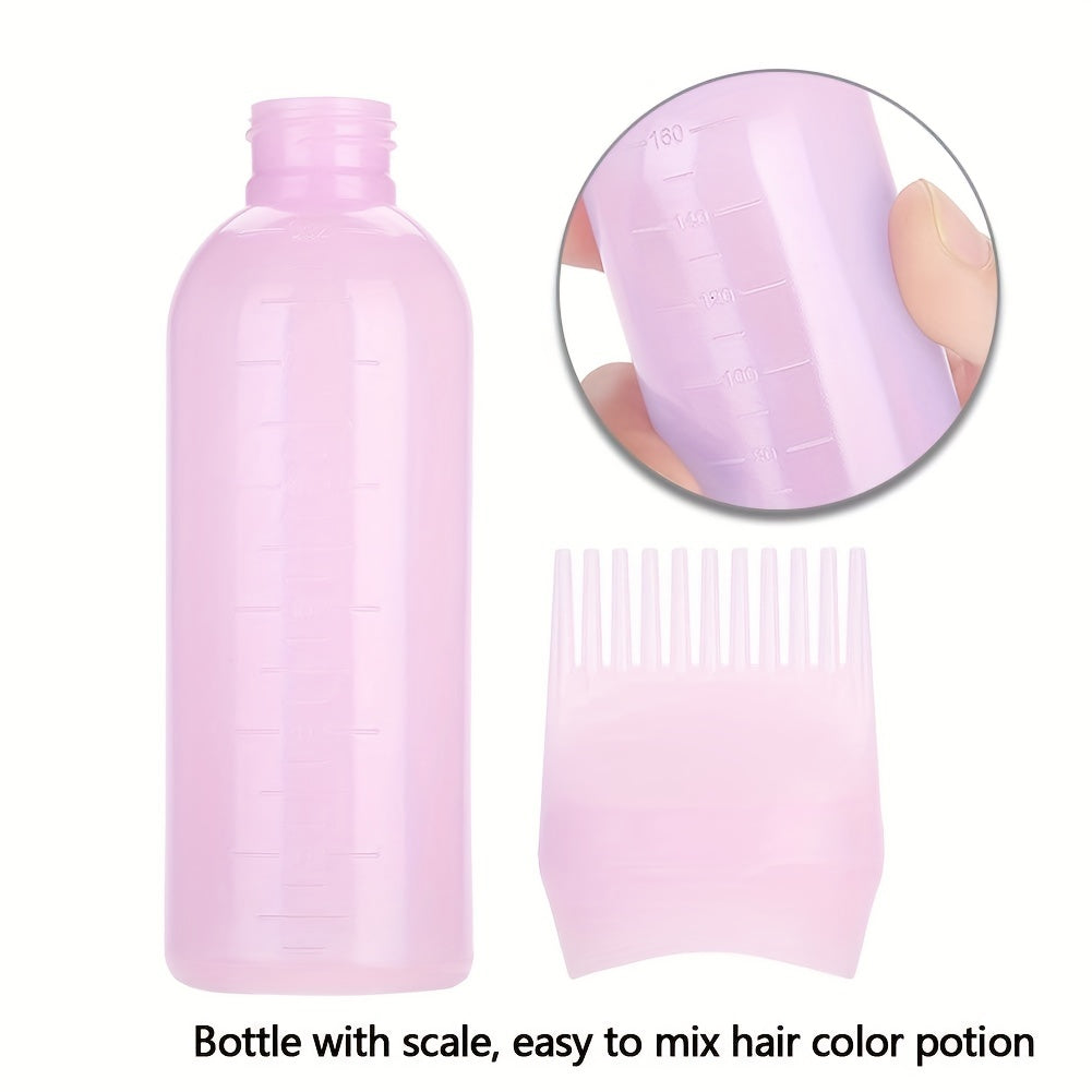 120ml Hair Dyeing Bottle with Comb Shampoo and Applicator Tool - Easy and Precise Hair Color Application