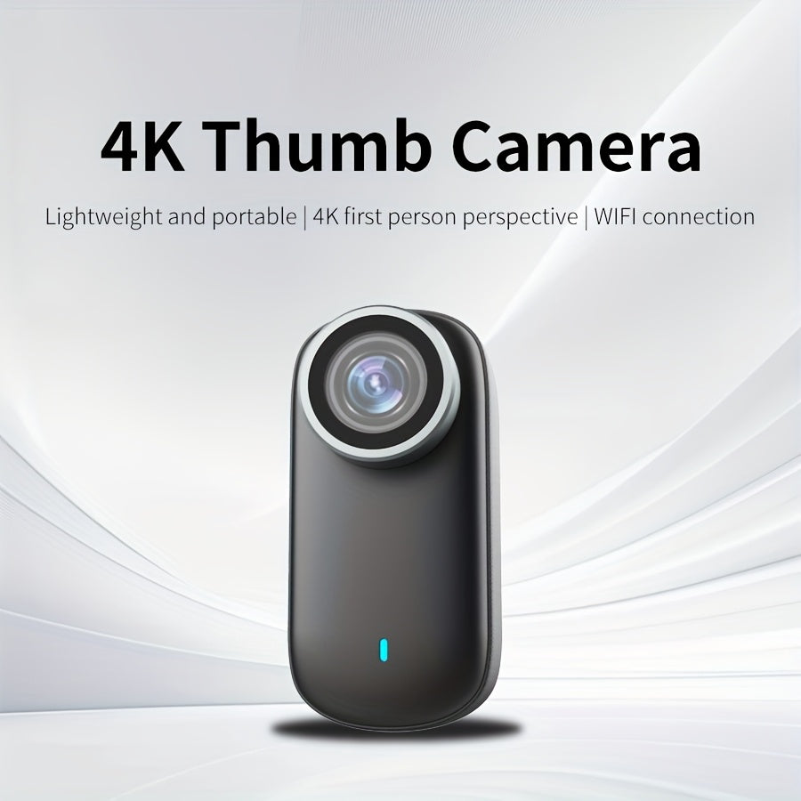 LEMNOI 4K Ultra HD Action Camera, Equipped with 360° Gimbal, Wi-Fi, 4K Video Recording, Long-Lasting Battery Life, Multiple Bicycle/Motorcycle/Helmet Mounts, Compact Design, Suitable for Outdoor And Urban Adventures, Adventu