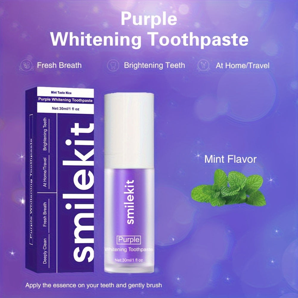 Purple Charm – Pasta de Dentes Roxa Branqueadora e Refrescante