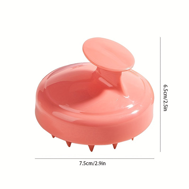 Soft Silicone Scalp Massage Brush For Wet And Dry Use - Shampoo Brush - Gentle Cleaning Hair And Scalp