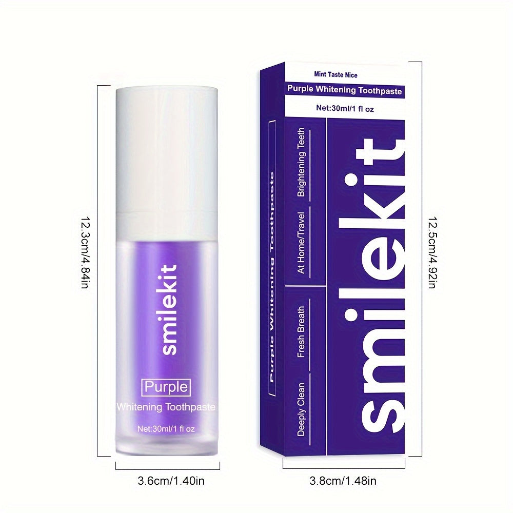 Purple Charm – Pasta de Dentes Roxa Branqueadora e Refrescante