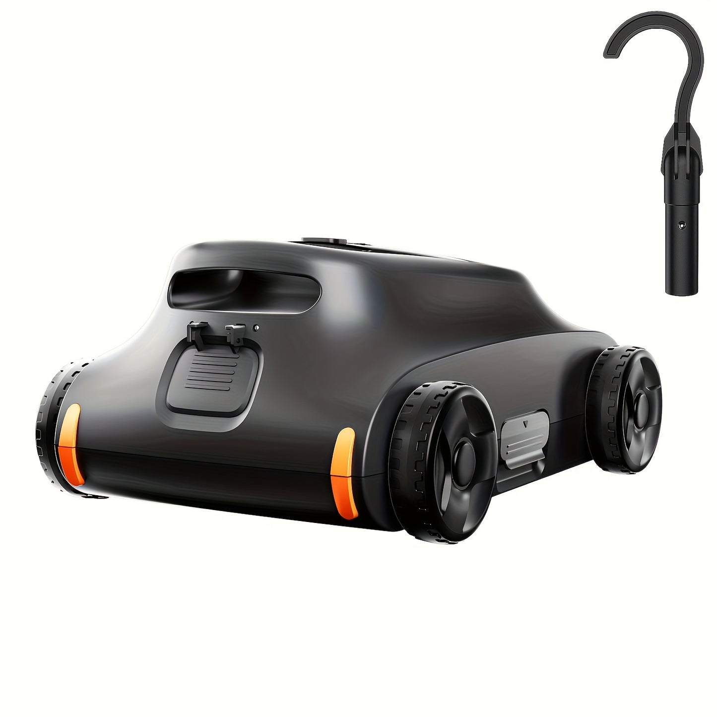 Seauto Robotic Pool Vacuum 180 Mins Running Up to 2000 Sq.ft, 180W Brushless Motor, 45, 000 Pa Powerful Suction for Above Ground Pool and In Ground Flat Pools