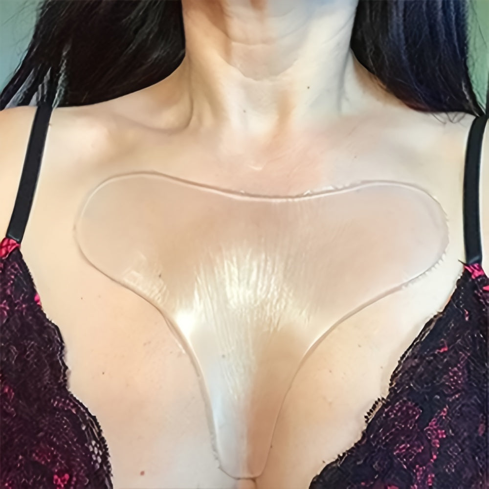 Smooth And Firm Skin With Chest Wrinkle Pads - Overnight Silicone Wrinkle Patches For Women