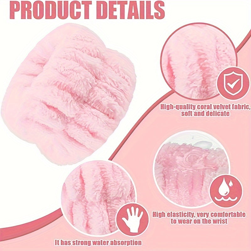 15 Pieces Facial Makeup Tools - 12pcs Ultra Soft Washable Face Body Powder Puff Makeup Sponge For Loose Powder Body Cosmetic Foundation Sponge Makeup Tool With 1pc Bowknot Headband & 2pcs Wristbands