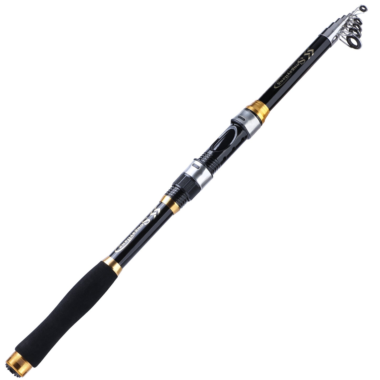 Sougayilang Telescopic Fishing Rod: Portable & Compact Design For Saltwater Fishing On The Go!