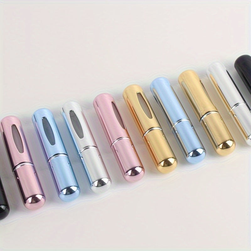 5pcs Mini Perfume Atomizer: Portable, Refillable, and Travel-Friendly Fragrance Bottles - 5ml