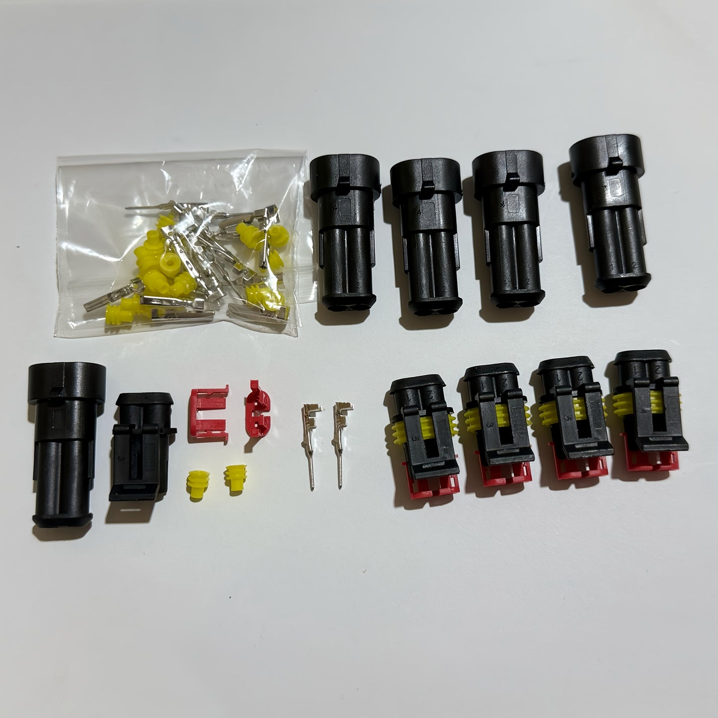 10pcs/5pairs 2 Pin Way Electrical Connector, Male Female Plug Socket Quick Disconnect Plug, for Car Truck, Motorcycle, Boat