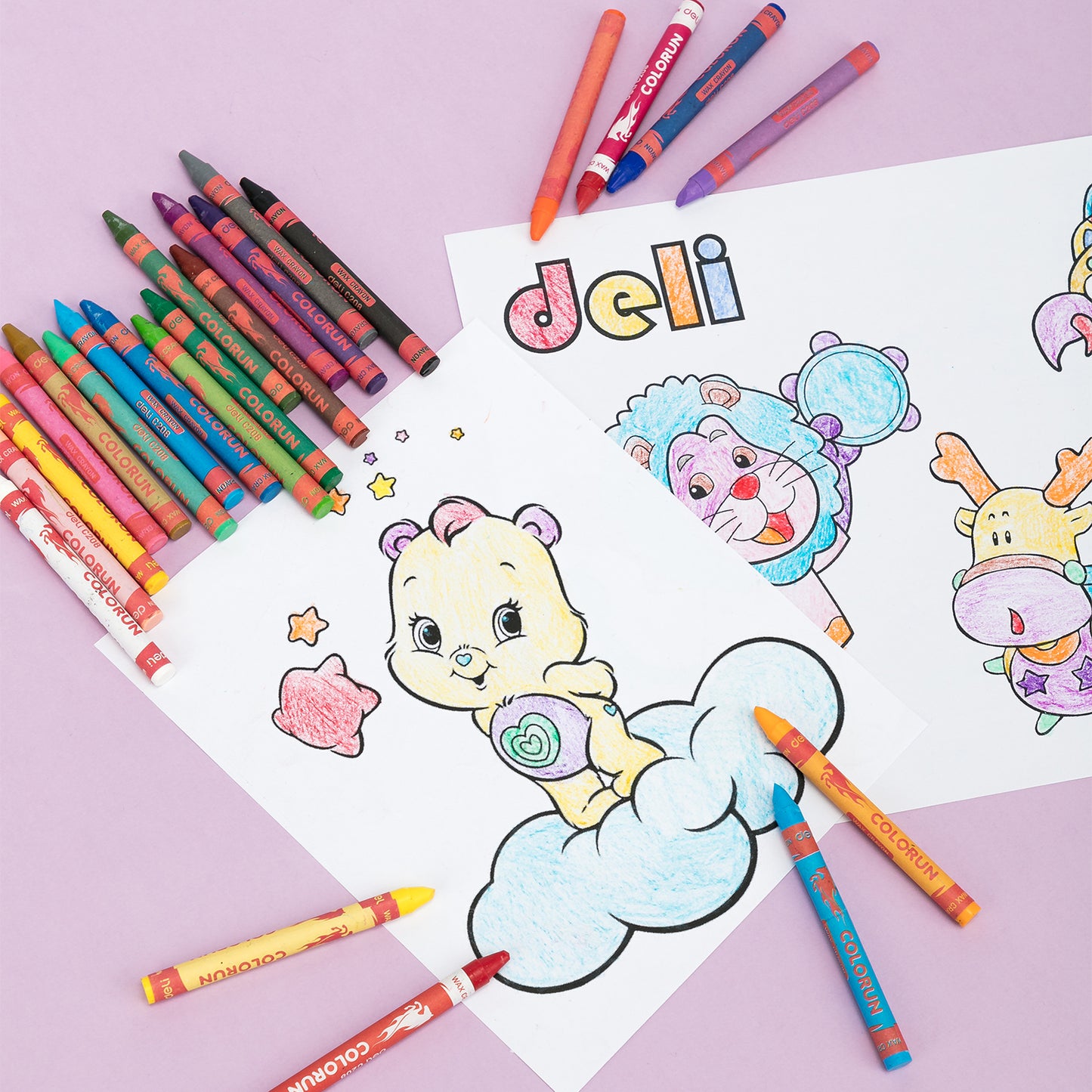 12pcs Non-toxic Handmade Wax Crayon Set
