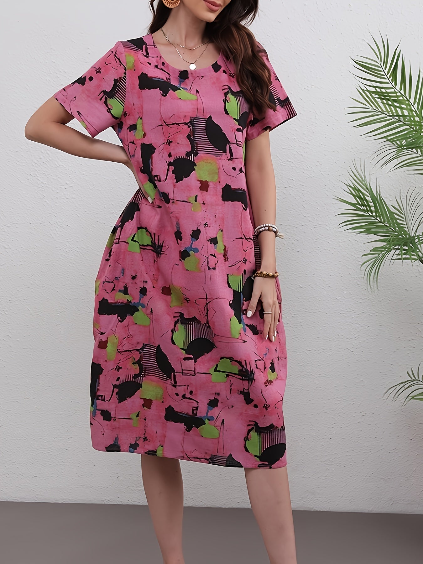 Graceful Linen Dress