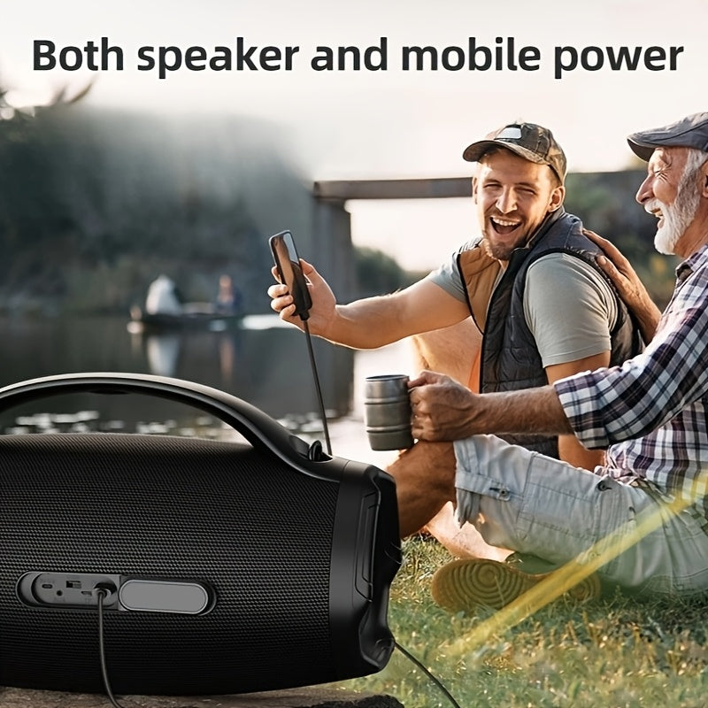 ZEALOT S98 160W Power Amplifier Wireless Speaker, Outdoor Portable, IPX5, with RGB Colorful Lights, 3 Different Sound Experiences with EQ Modes, Up to 8 Hours Playback, Supports Mobile Phones, Tablets, Computers, TV. SD, USB,