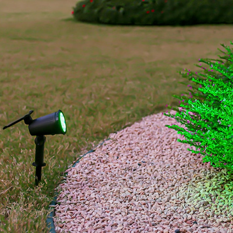 Solar Spot Lights Outdoor, Adjustable Auto On/Off Flag Pole Lights, Landscape LED Lighting Ground Light for Garden Pool Tree Pond and Yard