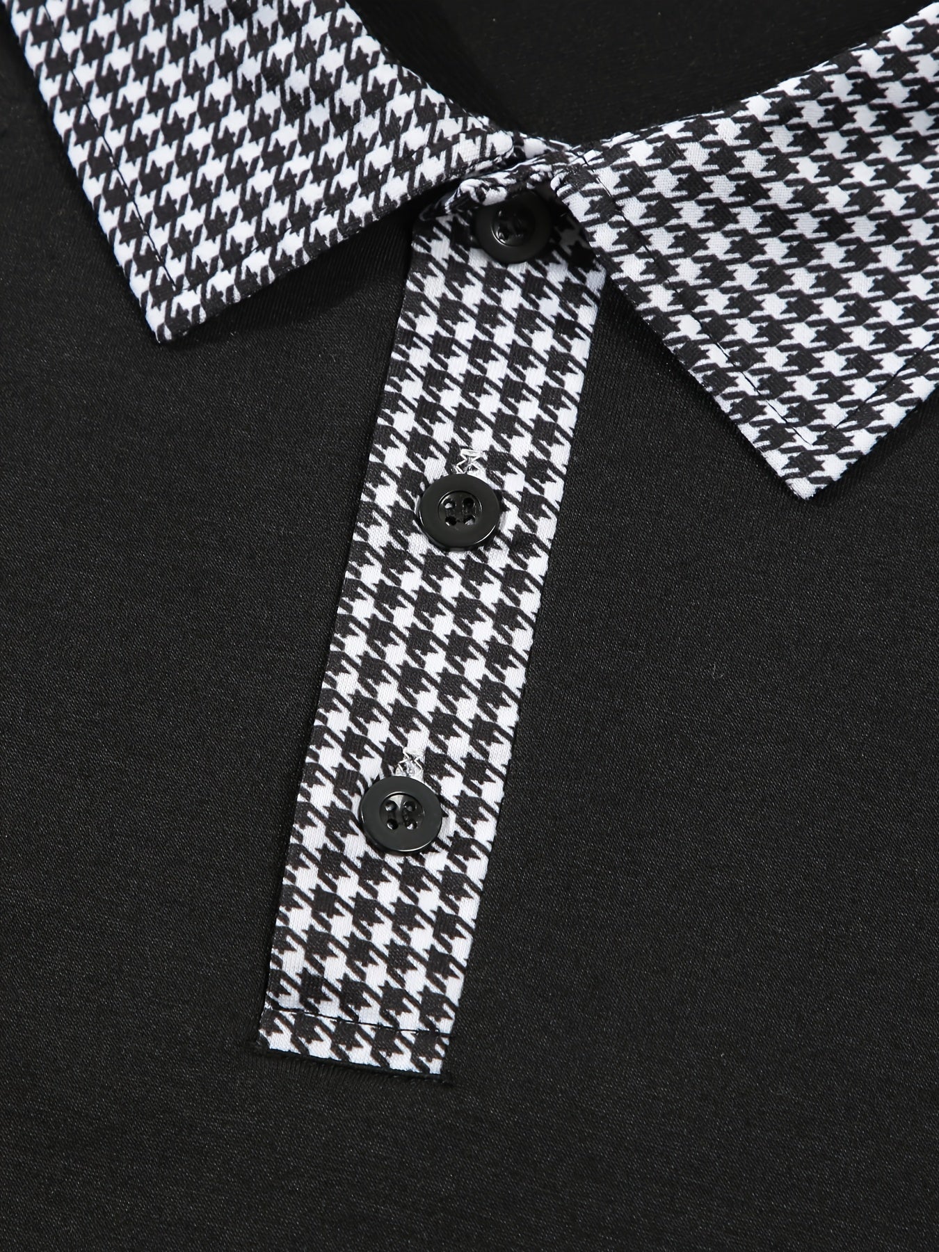Men's Casual V-Neck Long Sleeve Rugby Shirt For Spring Autumn, Men's Clothing