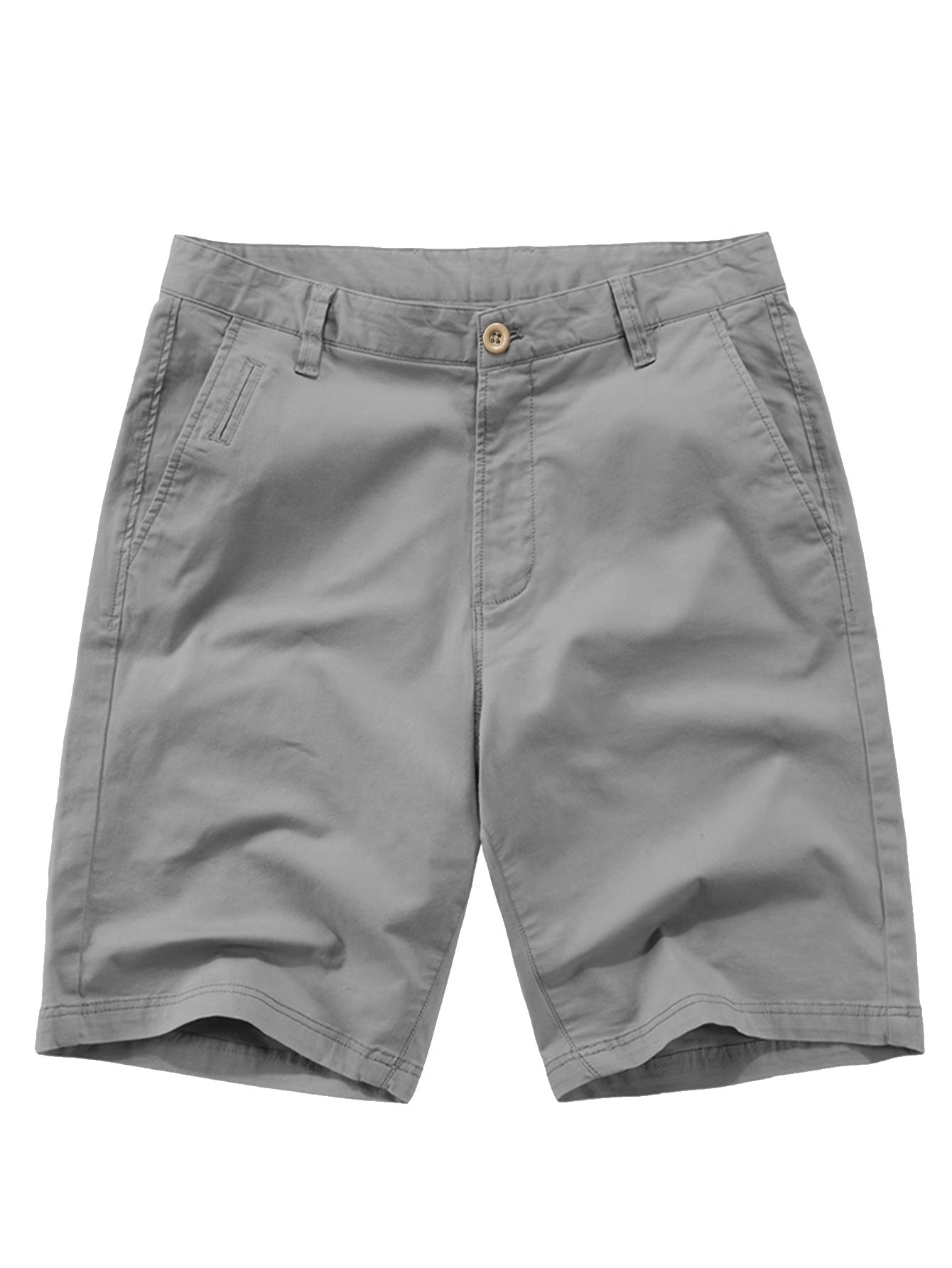 Men'S Heavy-Duty Work Shorts - Non-Stretch Fabric with Multiple Utility Pockets, Adjustable Button Closure - Black Cargo Shorts for Construction, Hiking, Everyday Casual Wear - Non-Stretchy Office & Outdoor Pants, Hiking Appa