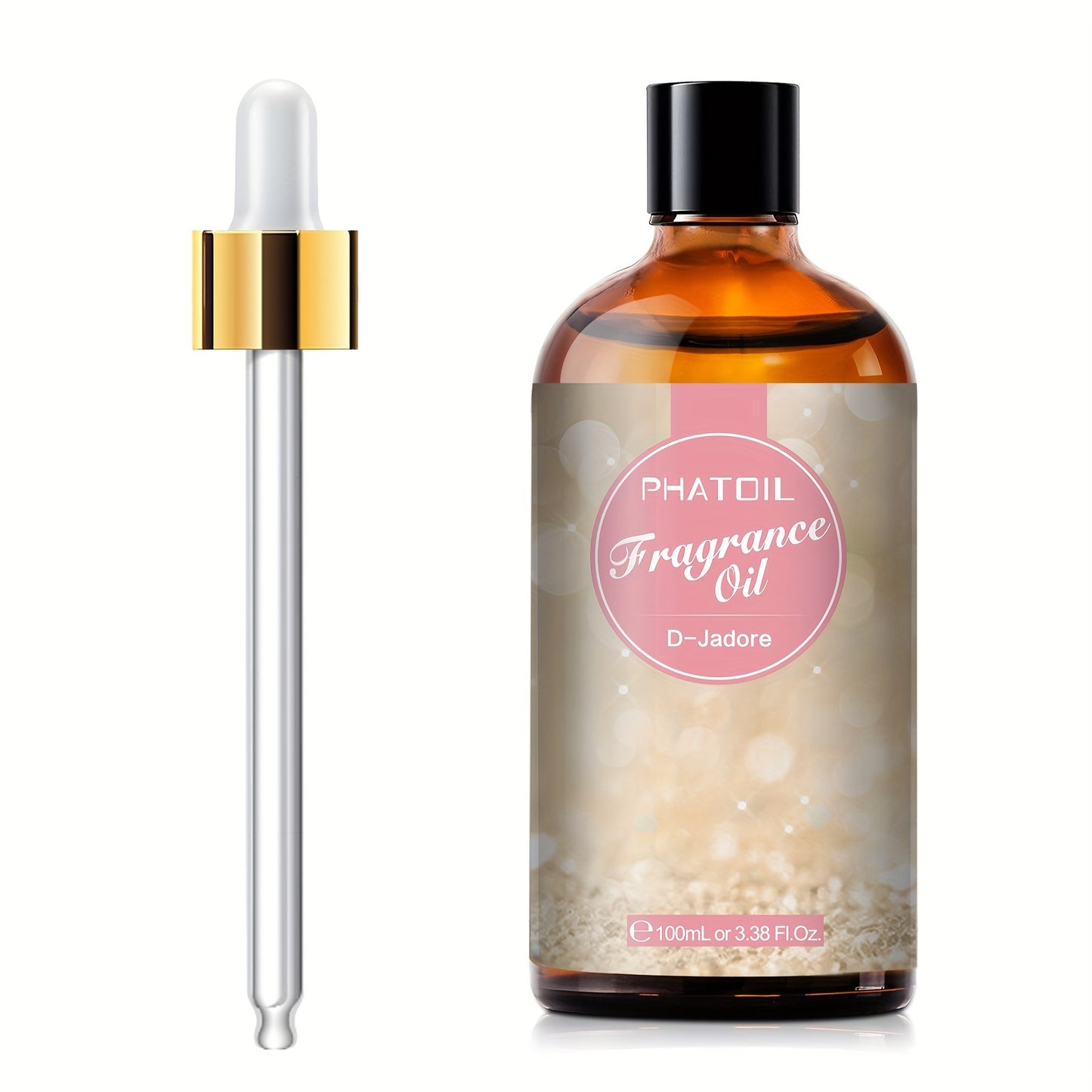 1pc PHATOIL D-Jadore Fragrance Oils 100ml/3.38Fl.Oz, High Qualtiy Diffuser Oils For Oil Burner, Air Humidification, Diffusers, Air Freshener