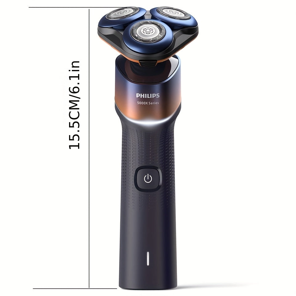 PHILIPS Shaver 5000X series X5005/00 SkinEase Beige Soothing Technology 360° Floating Blade Microbead Protective Coating 27 Blades, 56,000 Strokes/Minute 1 Hour Charge 50 Minutes Battery Life Travel Lock