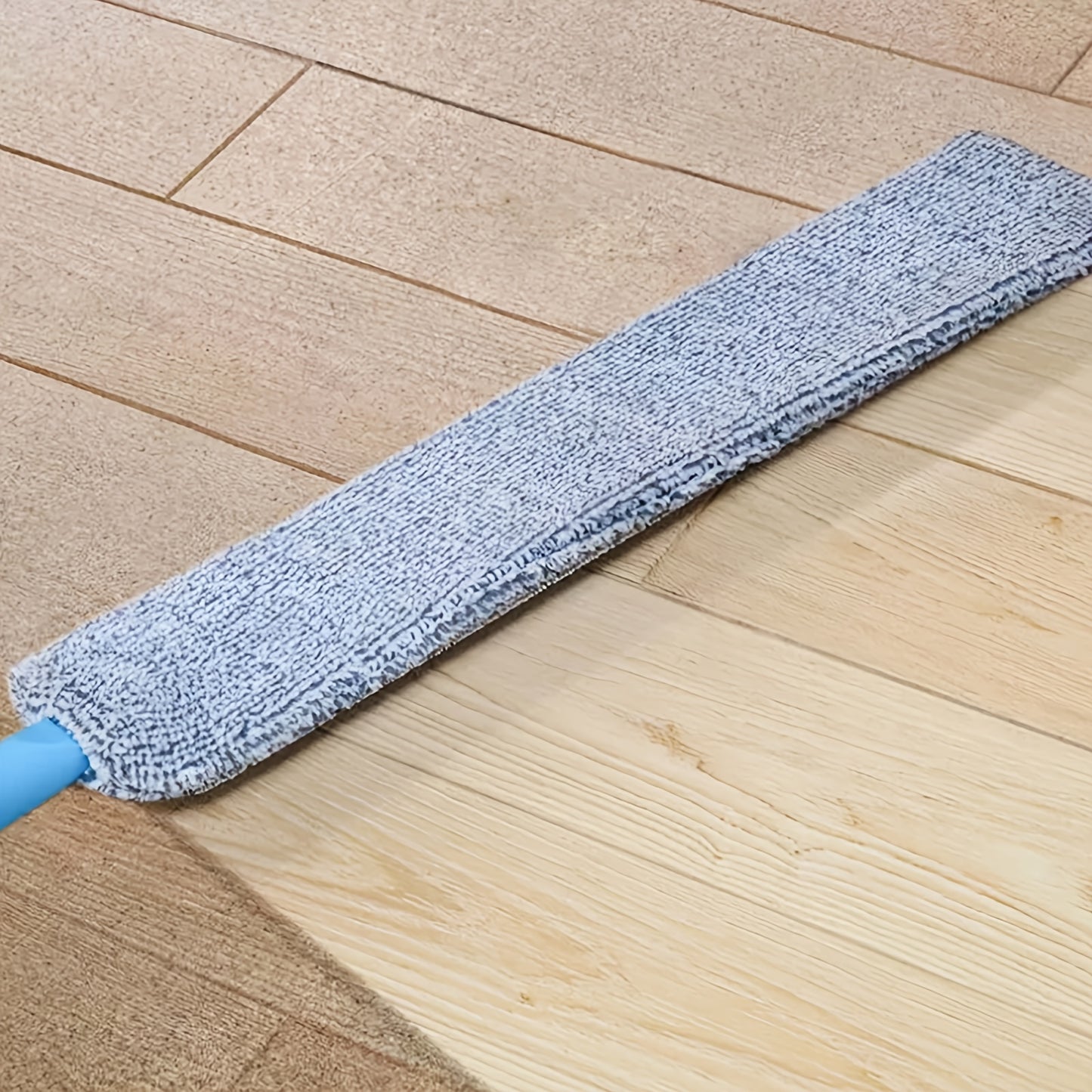 Extended Retractable Dusting Split Mop with 4/6/8/12 Microfiber Dusting Cloths, Underbed Cleaning, for sweeping dust, wiping crevices of sofas, Extended mop for mopping under beds, home cleaning, cleaning tools for the school