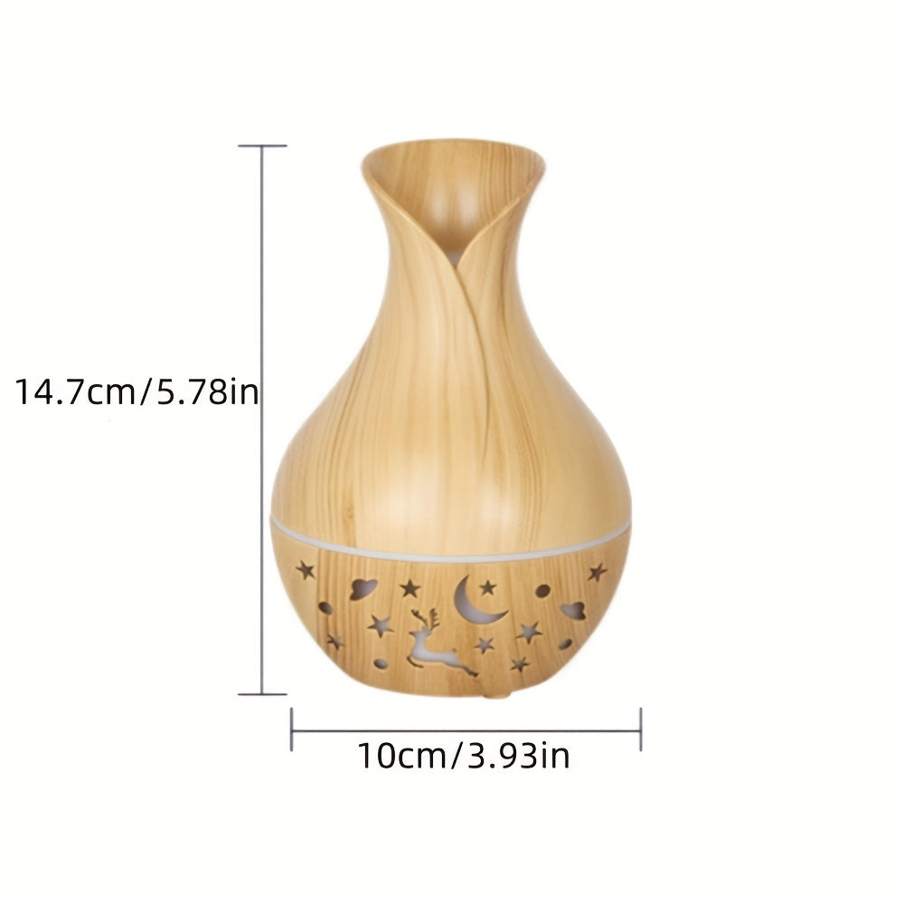 1pc AromaWave USB Powered Aromatherapy Diffuser - Multi-Functional Air Purifier, Facial Humidifier, and Room Freshener with Swab and Spring - Ideal for Office, Bedroom, Living Room - Plastic Material