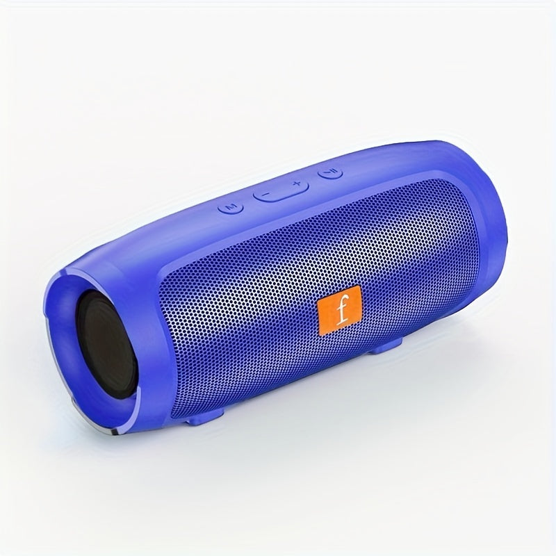 Vertical wireless speaker Stereo sound is small but the sound quality is good Desktop portable home party speaker - black blue red optional - 1pc