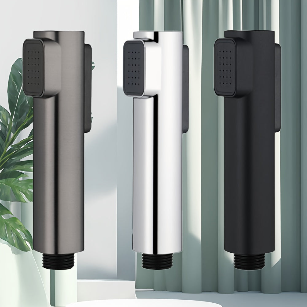 Square Dual-Mode Spray Gun with Mini Scratch-Resistant Stainless Steel Stand, Two Water Flow Options