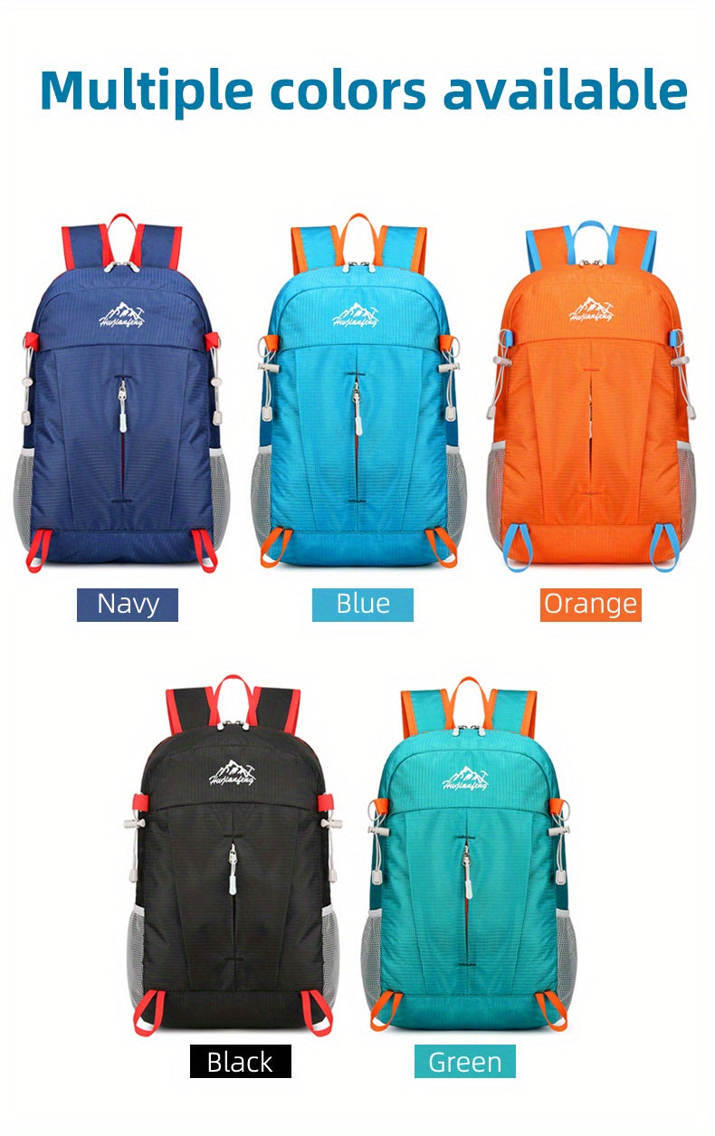 Portable Outdoor Sports Backpack, Ultralight Large Capacity Folding Backpack, Suitable For Mountaineering Hiking Cycling Travel Business Trip Commuting Fitness, Water-resistant Wear-resistant Backpack Christmas, Halloween and
