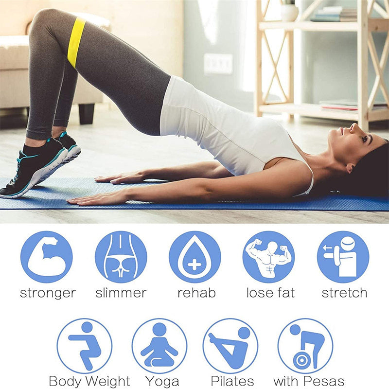 1pc 5-Level Yoga Resistance Band for Full-Body Workout and Stretching - Pilates and Gym Training Equipment