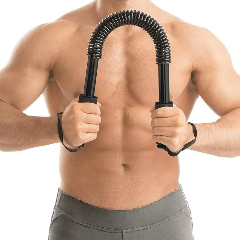 Adjustable 20-60kg Spring Arm Exerciser, Hand Grip Strengthener, Fitness Gym Strength Training Equipment, Workout Gear For Abdominal & Back Muscles Training