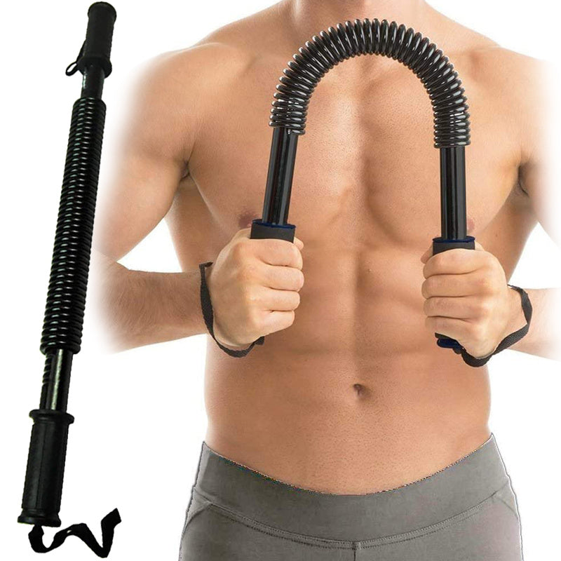 Adjustable 20-60kg Spring Arm Exerciser, Hand Grip Strengthener, Fitness Gym Strength Training Equipment, Workout Gear For Abdominal & Back Muscles Training