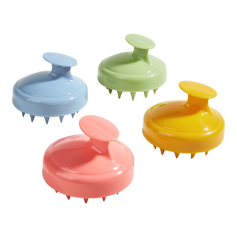 Soft Silicone Scalp Massage Brush For Wet And Dry Use - Shampoo Brush - Gentle Cleaning Hair And Scalp