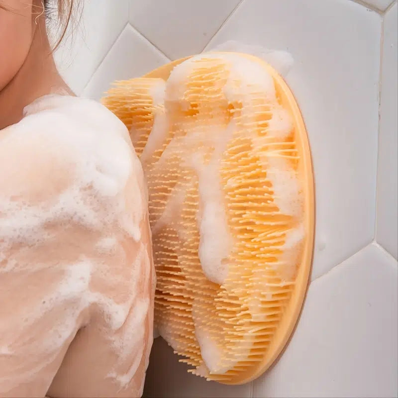 1pc Bath Exfoliating Pad, Bathroom Washing Pad, Shower Foot Scrubber Mat, Shower Cleaning Tools