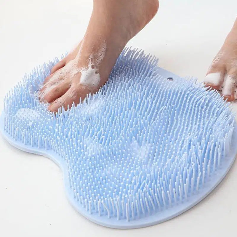 1pc Bath Exfoliating Pad, Bathroom Washing Pad, Shower Foot Scrubber Mat, Shower Cleaning Tools