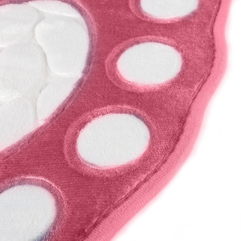 1pc Dog Footprint Bathmat, Memory Foam Soft Cozy Bathroom Floor Rug, Non Slip Washable Carpet, Durable Super Absorbent Doormat, Home Decor, Bathroom Decor