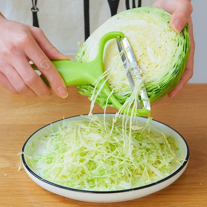 Purple and Blue Cabbage Grater - Wide Mouth Peeling Knife for Easy Shredding and Peeling of Garden Vegetables Kitchen Accessories