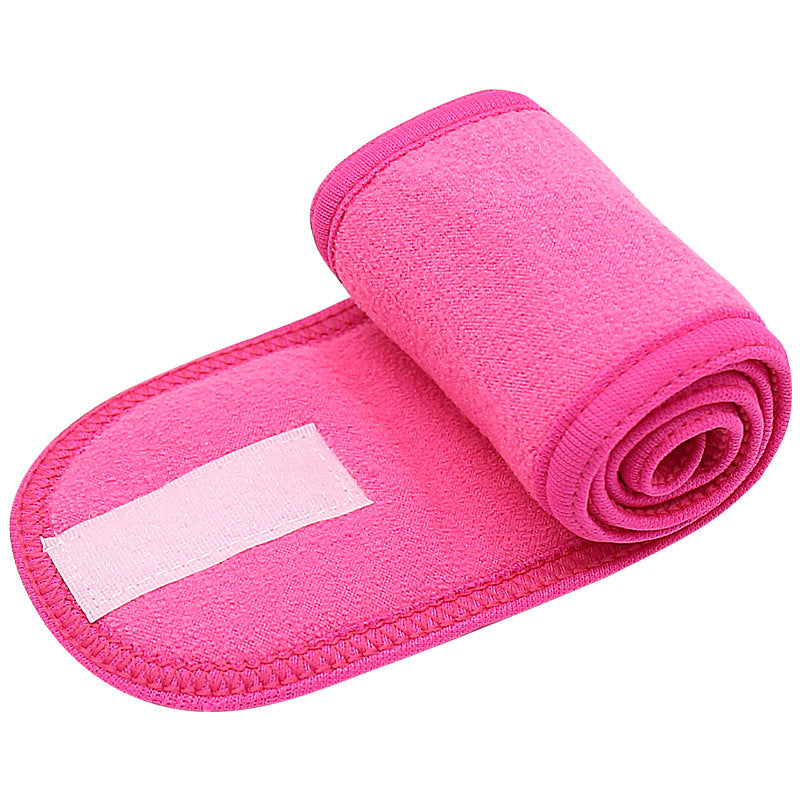 Solid Color Headband Adjustable Wide Hair Band Yoga Spa Bath Shower Makeup Wash Face Cosmetic Headband For Women Make Up Accessories
