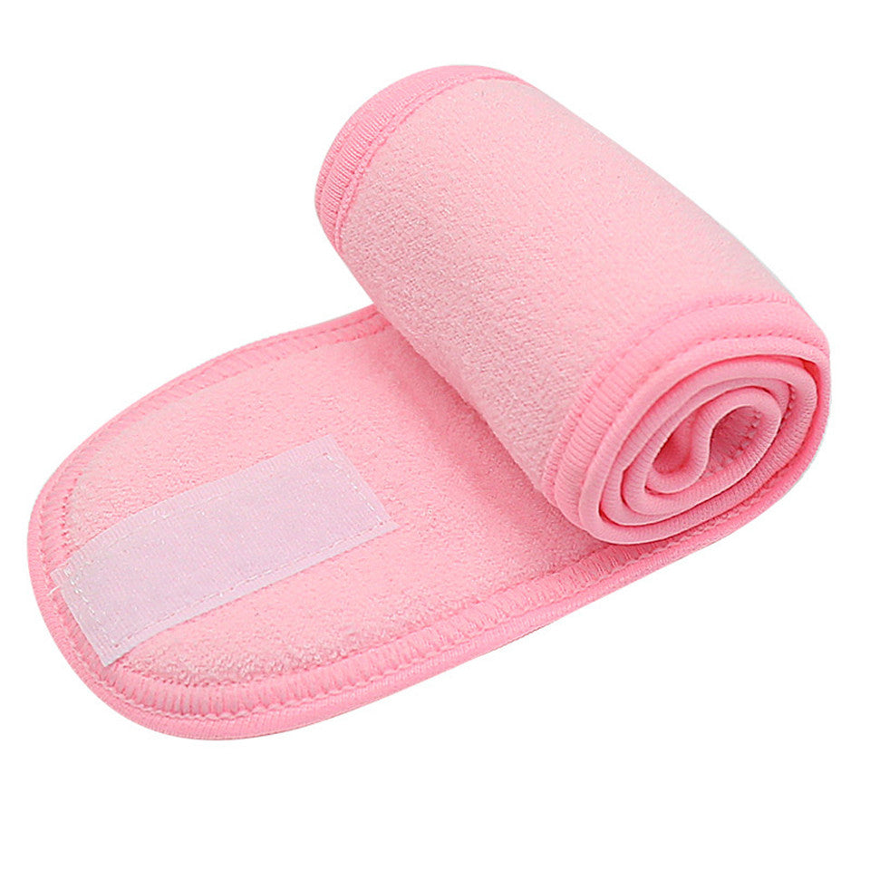 Solid Color Headband Adjustable Wide Hair Band Yoga Spa Bath Shower Makeup Wash Face Cosmetic Headband For Women Make Up Accessories