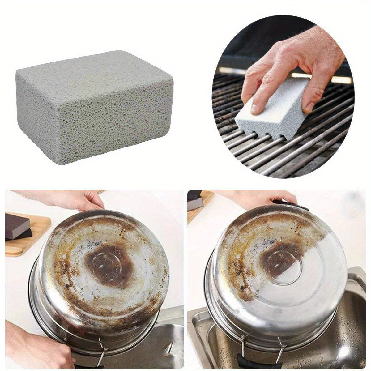 1pc BBQ Grill Grill Cleaning Brick Block Magic Stone Barbecue Cleaning Brush, Outdoor Camping Picnic, Cookware Barbecue Tool Accessories Cleaning Tools, Cleaning Accessories Kitchen Accessories