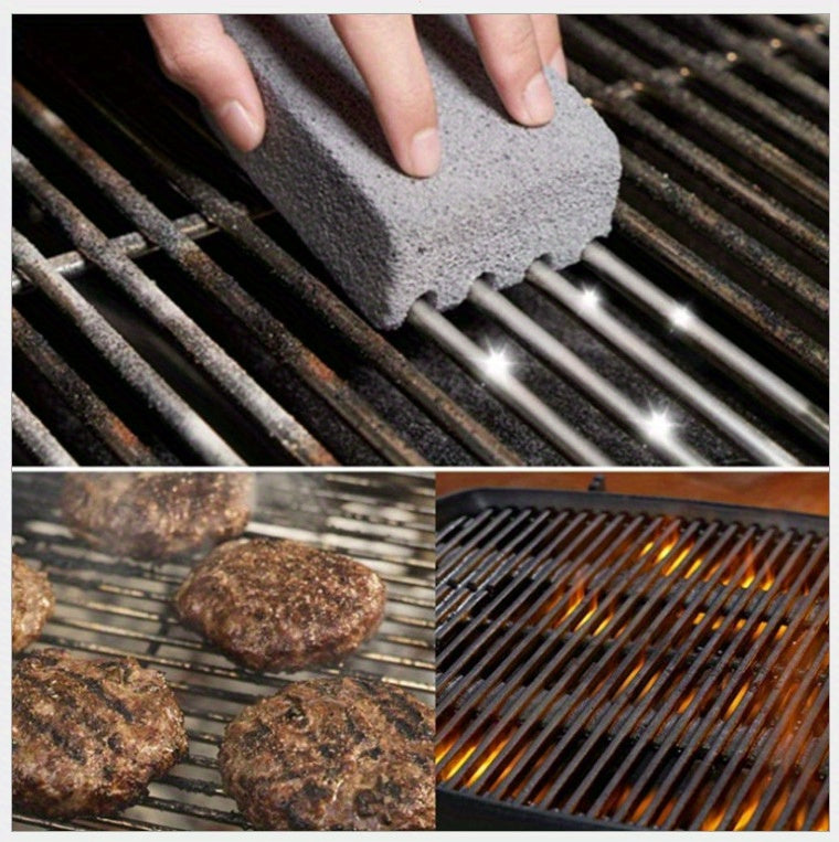 1pc BBQ Grill Grill Cleaning Brick Block Magic Stone Barbecue Cleaning Brush, Outdoor Camping Picnic, Cookware Barbecue Tool Accessories Cleaning Tools, Cleaning Accessories Kitchen Accessories