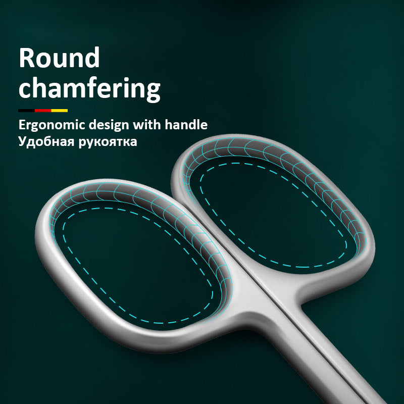 1PC Stainless Steel Curved Tip Thin Blade Cuticle Scissors Nail Clippers Trimmer Manicure Tools Eyebrow Tools Dead Skin Remover