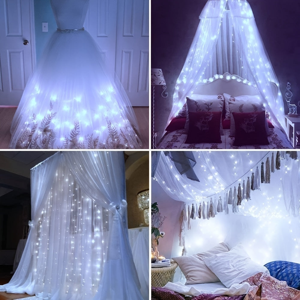 LED Fairy Tale Light, Battery Operated Copper Wire Decorative String Lights, For Outdoor Camping, Garden And Courtyard Decoration, Home Living Room And Bedroom Accessories, For Halloween Christmas New Year Valentine's Day Dec