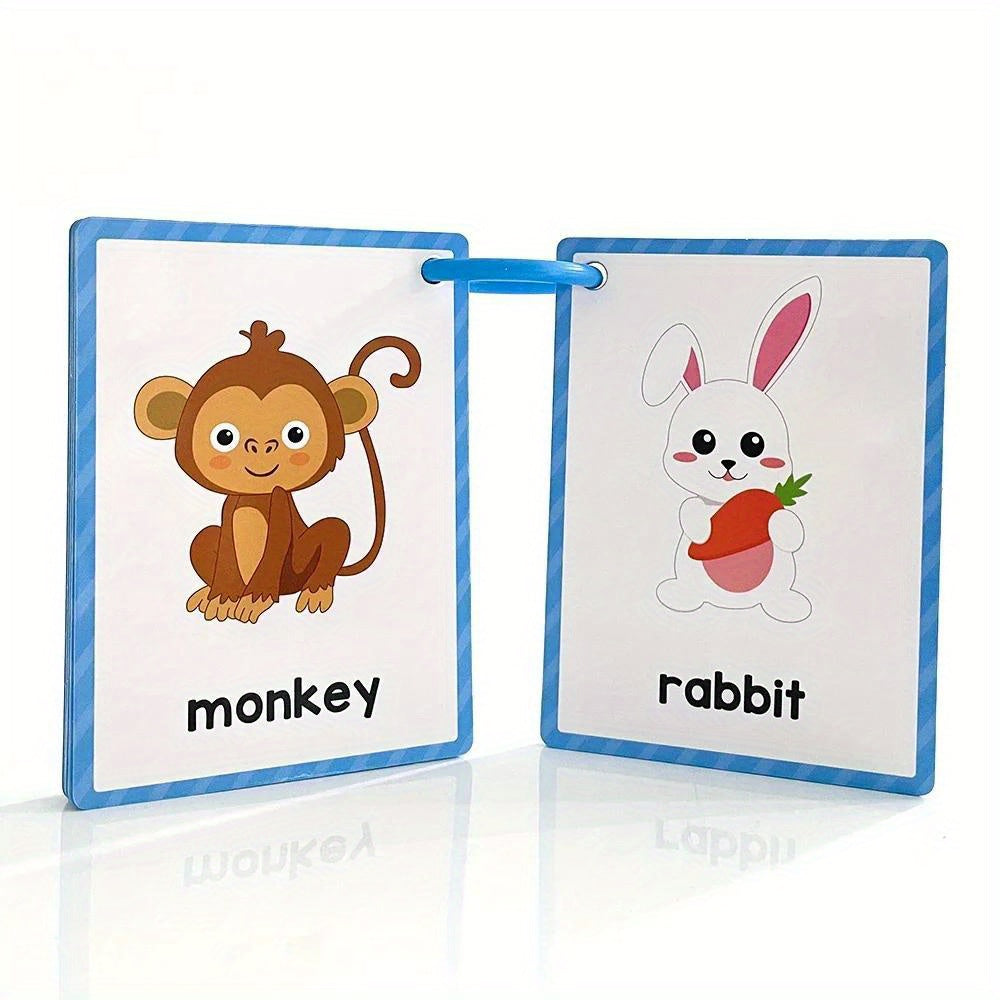 12 Themes Learning Flash Cards 386 English Words, Kids Toddler Colors, Shapes and Numbers, Learning Toys, Educational Preschool Flashcards Kindergarten Educational Toys School Supplies gift