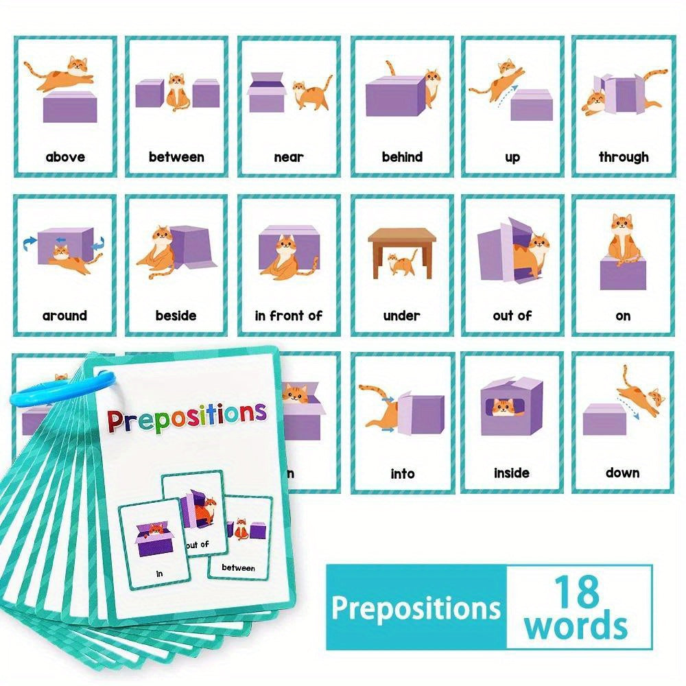 12 Themes Learning Flash Cards 386 English Words, Kids Toddler Colors, Shapes and Numbers, Learning Toys, Educational Preschool Flashcards Kindergarten Educational Toys School Supplies gift