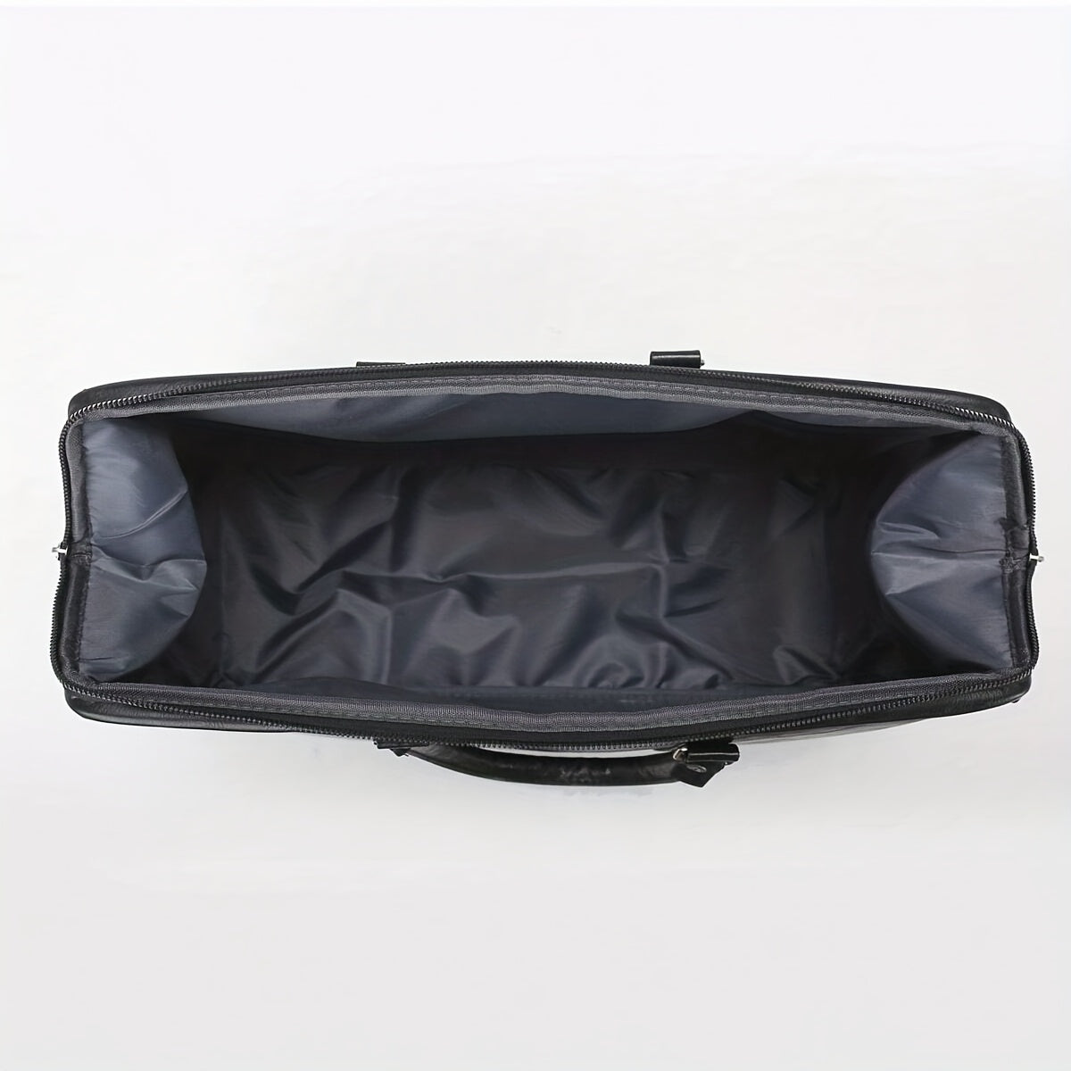 QRBRQJ Men's Large Capacity Tote Duffel Bag - Heavy-Duty Black Convertible Briefcase/ Gym Bag with Golden-Tone Hardware, Laptop Compartment & Buckle Closure - Business & Travel-Friendly Carry-On for, Sports, - Ideal Gift