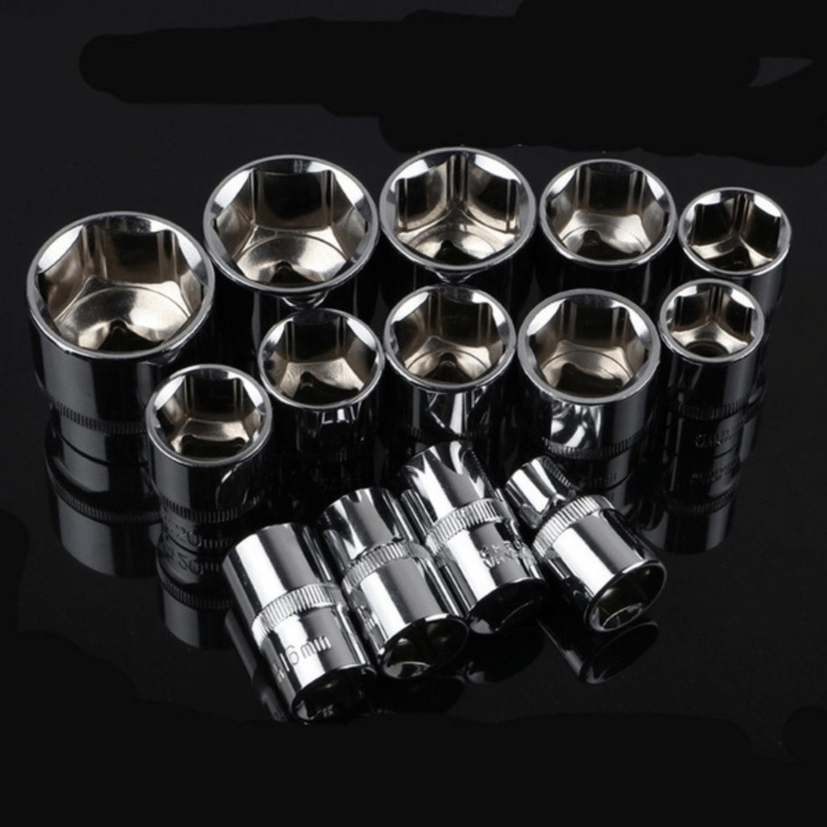 1set 1/4 New Upgrade Wrench Socket Set Hardware Car Boat Motorcycle Bicycle Repairing Tool