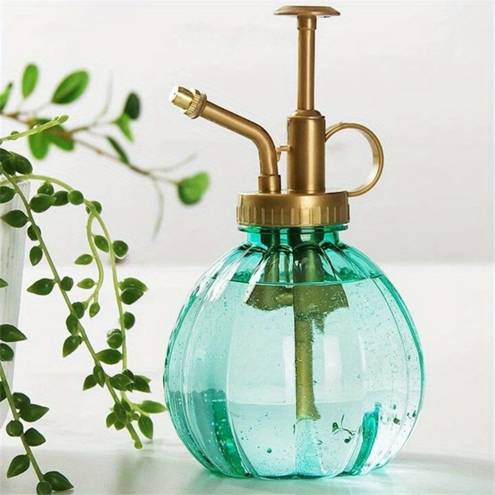 1pc, Watering Flower Bottle Pumpkin Mist Sprayer Watering Pot Spray Bottle Plants Sprinkler Pot For Garden Watering Pots Tools, Adjustable Watering Pot, Household Potted Plant Watering Tool, Spray Bottle For Garden Outdoor Ya