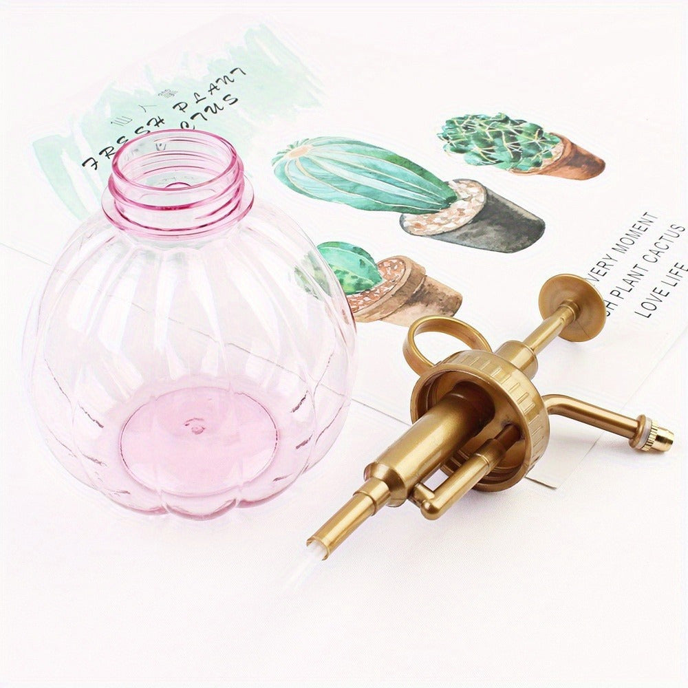 1pc, Watering Flower Bottle Pumpkin Mist Sprayer Watering Pot Spray Bottle Plants Sprinkler Pot For Garden Watering Pots Tools, Adjustable Watering Pot, Household Potted Plant Watering Tool, Spray Bottle For Garden Outdoor Ya