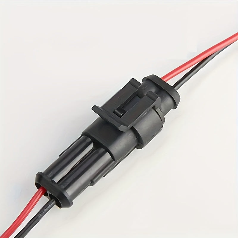 10pcs/5pairs 2 Pin Way Electrical Connector, Male Female Plug Socket Quick Disconnect Plug, for Car Truck, Motorcycle, Boat