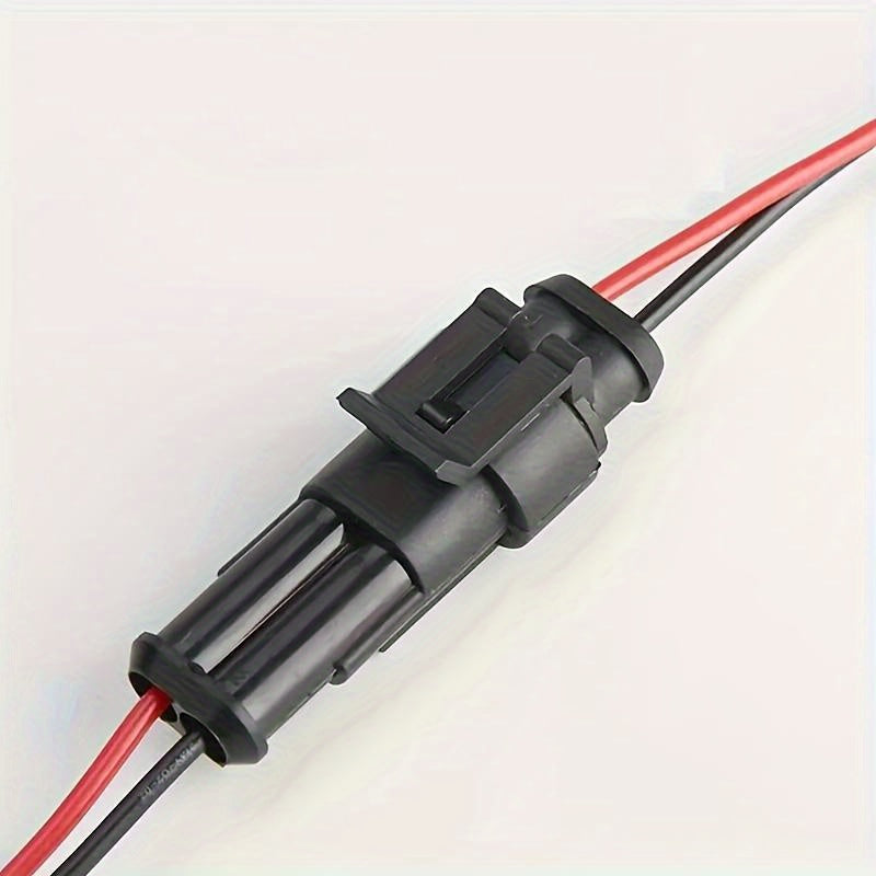 10pcs/5pairs 2 Pin Way Electrical Connector, Male Female Plug Socket Quick Disconnect Plug, for Car Truck, Motorcycle, Boat