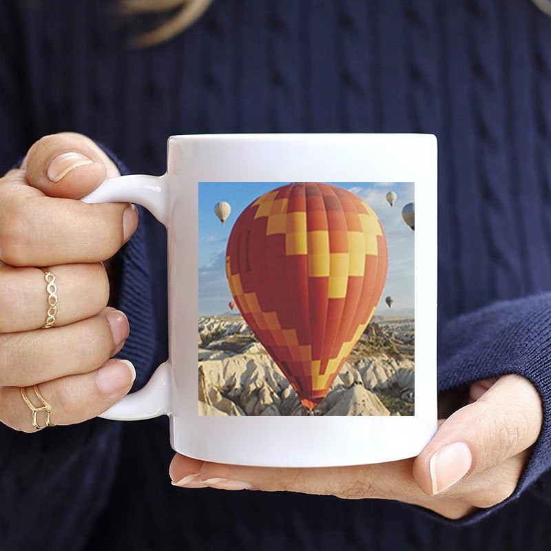 1pc Custom Photo Coffee Mug, 11oz Personalized Mug Picture, Text, Name - Gifts For Boyfriend, Girlfriend, Best Friend, Christmas Gifts, Taza Personalizadas