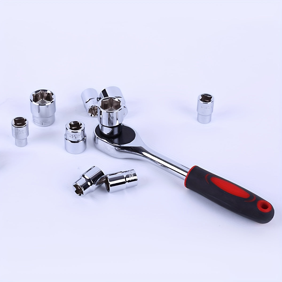 12pcs Socket Set, 1/4 Wrench Socket Set, Hardware Car Boat Motorcycle Bicycle Repairing Tool
