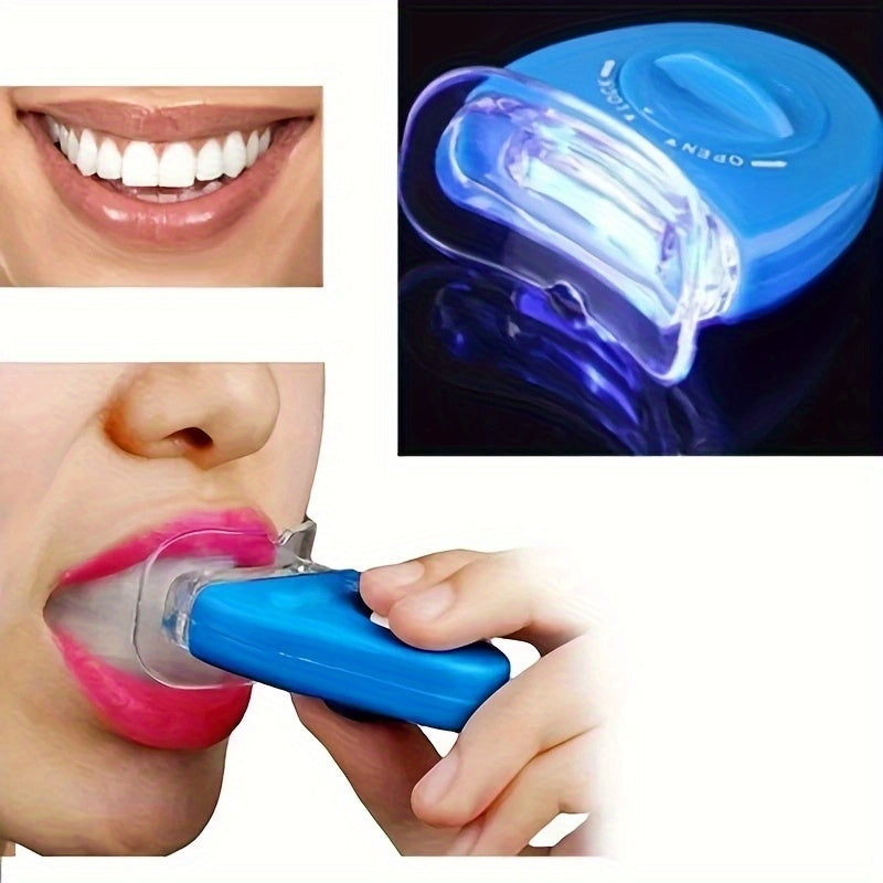 Led Teeth Whitening Lamp - Battery-Powered, Gel Compatible (Batteries Not Included)